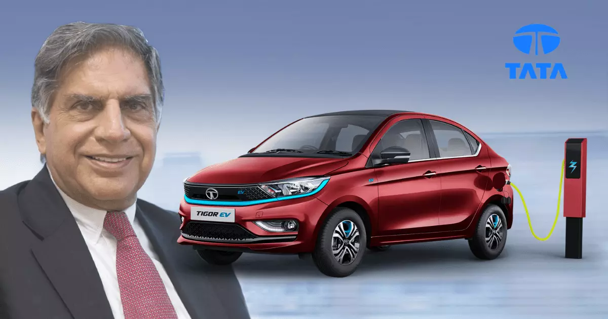 Mr. Ratan Tata - Chairman of Tata Group- Electric Car - EV