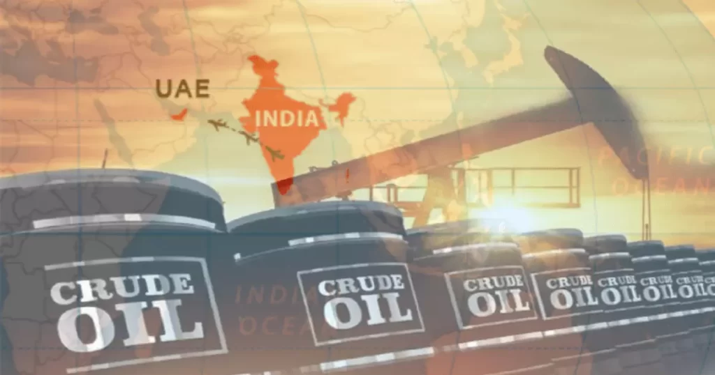 crude oil from UAE to India